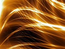 Abstract Gold Lines Stock Photo