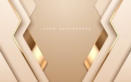 Abstract gold and white luxury background. In vector