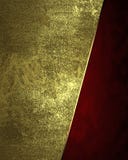 Abstract golden background with red edge. Element for design. Template for design. copy space for ad brochure or announcement invi royalty free stock image Abstract golden background with red edge. Element for design. Template for design. copy space for ad brochure or announcement invi royalty free stock image