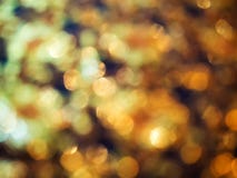 Abstract golden bokeh light Royalty Free Stock Photography Abstract golden bokeh light Royalty Free Stock Photography
