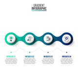 Abstract gradientdiagram with 4 steps. Royalty Free Stock Image Abstract gradientdiagram with 4 steps. Royalty Free Stock Image