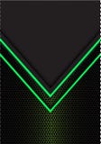 Abstract green arrow light direction hexagon mesh with dark gray blank space design modern futuristic background vector vector illustration Abstract green arrow light direction hexagon mesh with dark gray blank space design modern futuristic background vector vector illustration