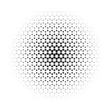 Abstract halftone circle of dots in radial hexagonal. Black and white vector illustration element Royalty Free Stock Photo Abstract halftone circle of dots in radial hexagonal. Black and white vector illustration element Royalty Free Stock Photo
