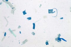Abstract handmade paper texture with blue fibers royalty free stock photo Abstract handmade paper texture with blue fibers royalty free stock photo