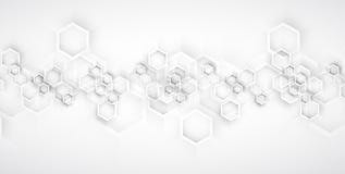 Abstract hexagon background. Technology poligonal design. Digital futuristic minimalism royalty free illustration Abstract hexagon background. Technology poligonal design. Digital futuristic minimalism royalty free illustration