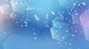 Abstract hexagon background. Technology poligonal design. Digital futuristic minimalism vector illustration Abstract hexagon background. Technology poligonal design. Digital futuristic minimalism vector illustration