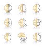 abstract icons internet vector 皇族释放例证 abstract icons internet vector 皇族释放例证