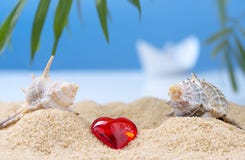 Abstract image of a holiday at sea in the summer Stock Photography Abstract image of a holiday at sea in the summer Stock Photography