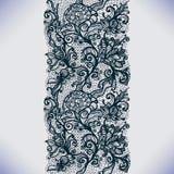 Abstract lace ribbon vertical seamless pattern. stock illustration Abstract lace ribbon vertical seamless pattern. stock illustration