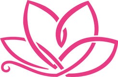 Abstract lotus flower vector illustration Abstract lotus flower vector illustration