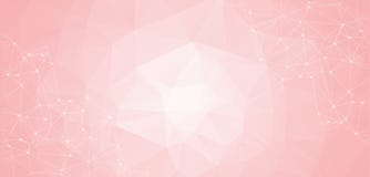 Abstract low poly Pink technology vector background. Connection royalty free illustration Abstract low poly Pink technology vector background. Connection royalty free illustration