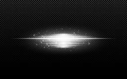Abstract modieus lichteffect voor een transparante achtergrond Witte gloeiende neonlijnen in motie Wit lichtgevend stof en glans stock illustratie Abstract modieus lichteffect voor een transparante achtergrond Witte gloeiende neonlijnen in motie Wit lichtgevend stof en glans stock illustratie