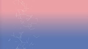 Abstract moving background with space for text. White dots connecting on 2016 Pantone color mix Rose Quartz and Serenity vector illustration Abstract moving background with space for text. White dots connecting on 2016 Pantone color mix Rose Quartz and Serenity vector illustration