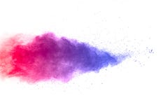 Abstract multi color powder explosion on white background. stock image Abstract multi color powder explosion on white background. stock image