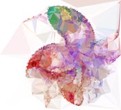 Abstract Multicolor Mosaic Backdrop. Vector Clip Art. Royalty Free Stock Photography Abstract Multicolor Mosaic Backdrop. Vector Clip Art. Royalty Free Stock Photography
