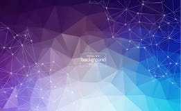 Abstract Multicolor Polygonal Space Background with Connecting Dots and Lines. Connection structure. Vector science background. Po stock illustration Abstract Multicolor Polygonal Space Background with Connecting Dots and Lines. Connection structure. Vector science background. Po stock illustration