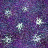 Abstract naadloos patroon met cirkels en fonkelende sterren Royalty-vrije Stock Fotografie