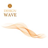 Abstract orange color wave design element. Abstract smooth color wavy vector. vector illustration Abstract orange color wave design element. Abstract smooth color wavy vector. vector illustration