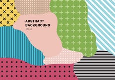 Abstract paint splash pattern background overlay geometric design of trendy Memphis 80s-90s style royalty free illustration Abstract paint splash pattern background overlay geometric design of trendy Memphis 80s-90s style royalty free illustration