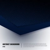 Abstract paper art and halftone style layout template. Dark blue gradient triangles overlapping realistic shadows on white stock illustration Abstract paper art and halftone style layout template. Dark blue gradient triangles overlapping realistic shadows on white stock illustration