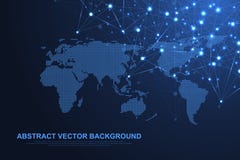 Abstract plexus background with connected lines and dots. Plexus geometric effect. Big data complex with compounds stock illustration Abstract plexus background with connected lines and dots. Plexus geometric effect. Big data complex with compounds stock illustration