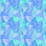 Abstract polygonal blue triangular seamless vector pattern background. vector illustration Abstract polygonal blue triangular seamless vector pattern background. vector illustration