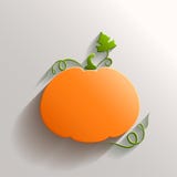 Abstract Pumpkin over White Background Stock Images Abstract Pumpkin over White Background Stock Images