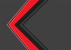 Abstract red arrow direction overlap on grey design modern futuristic background vector stock illustration Abstract red arrow direction overlap on grey design modern futuristic background vector stock illustration