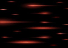 Abstract red horizontal bright high-speed rays on a dark isolated background. Vector light effect. stock illustration Abstract red horizontal bright high-speed rays on a dark isolated background. Vector light effect. stock illustration
