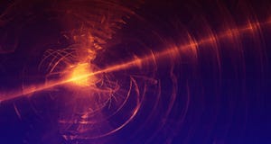 Abstract red and orange light glows on dark blue background stock illustration Abstract red and orange light glows on dark blue background stock illustration