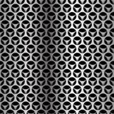 Abstract silver circle mesh overlap seamless pattern on black design modern futuristic background vector vector illustration Abstract silver circle mesh overlap seamless pattern on black design modern futuristic background vector vector illustration