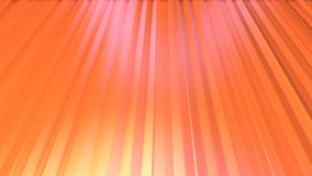 Abstract simple pink orange low poly 3D curtains as 3d cartoon background. Soft geometric low poly motion background of