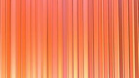Abstract simple pink orange low poly 3D curtains as lovely background. Soft geometric low poly motion background of