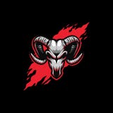 Abstract Skull Goat Concept illustration vector Design template royalty free illustration Abstract Skull Goat Concept illustration vector Design template royalty free illustration