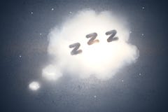 Abstract sleep cloud backdrop
