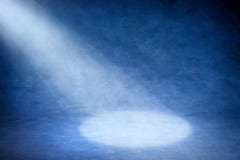 Abstract Spotlight Blue Background