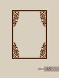 Abstract square frame with swirls stock illustration Abstract square frame with swirls stock illustration