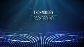 Abstract technology background. Background 3d grid.Cyber technology Ai tech wire network futuristic wireframe