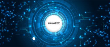Abstract technology HUD background Hi-tech communication concept futuristic digital innovation background vector illustration Abstract technology HUD background Hi-tech communication concept futuristic digital innovation background vector illustration