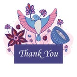 Abstract thankful card royalty free illustration Abstract thankful card royalty free illustration