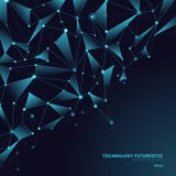 Abstract triangles polygonal shapes on dark blue background consisting of lines and points in the form of planets and vector illustration Abstract triangles polygonal shapes on dark blue background consisting of lines and points in the form of planets and vector illustration