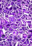 Abstract ultra violet crystals pattern