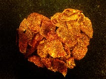 Abstract valentine heart of Rose Rose petals with textured background royalty free stock image Abstract valentine heart of Rose Rose petals with textured background royalty free stock image