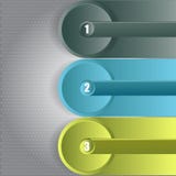Abstract vector infographic background with three steps Stock Photo Abstract vector infographic background with three steps Stock Photo