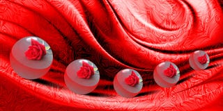 Abstract Vector Red Shaded Wavy Textured Background With Movements Of 3 D Boll With Texture, Vector Illustration. Stock Image Abstract Vector Red Shaded Wavy Textured Background With Movements Of 3 D Boll With Texture, Vector Illustration. Stock Image