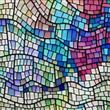 Abstract Vector Stained-glass Mosaic Background Stock Photos