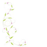 Abstract vertical floral swirl with place for your text. Royalty Free Stock Image Abstract vertical floral swirl with place for your text. Royalty Free Stock Image
