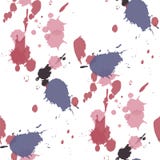 Abstract watercolor blobs. Colorful abstract ink paint splats royalty free illustration Abstract watercolor blobs. Colorful abstract ink paint splats royalty free illustration