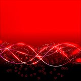Abstract waves background in red colors. illustration royalty free illustration Abstract waves background in red colors. illustration royalty free illustration
