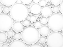 Abstract white 3d background with circles pattern stock illustration Abstract white 3d background with circles pattern stock illustration